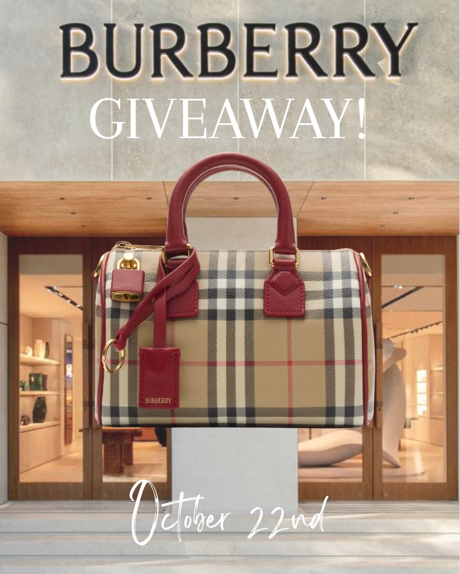 October 22nd Burberry Giveaway!